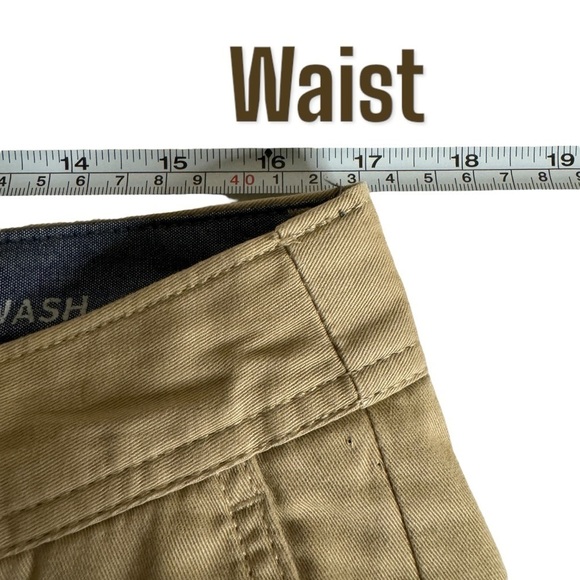 Eddie Bauer Legend Wash Truly Straight Fit Straight Leg khaki chino pants 12 - Picture 7 of 10